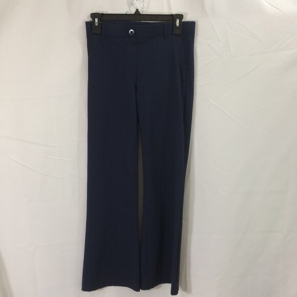 Betabrand Dress Yoga Pants Navy Blue Size S Petite Pull On Bootcut Stretch - Picture 3 of 6